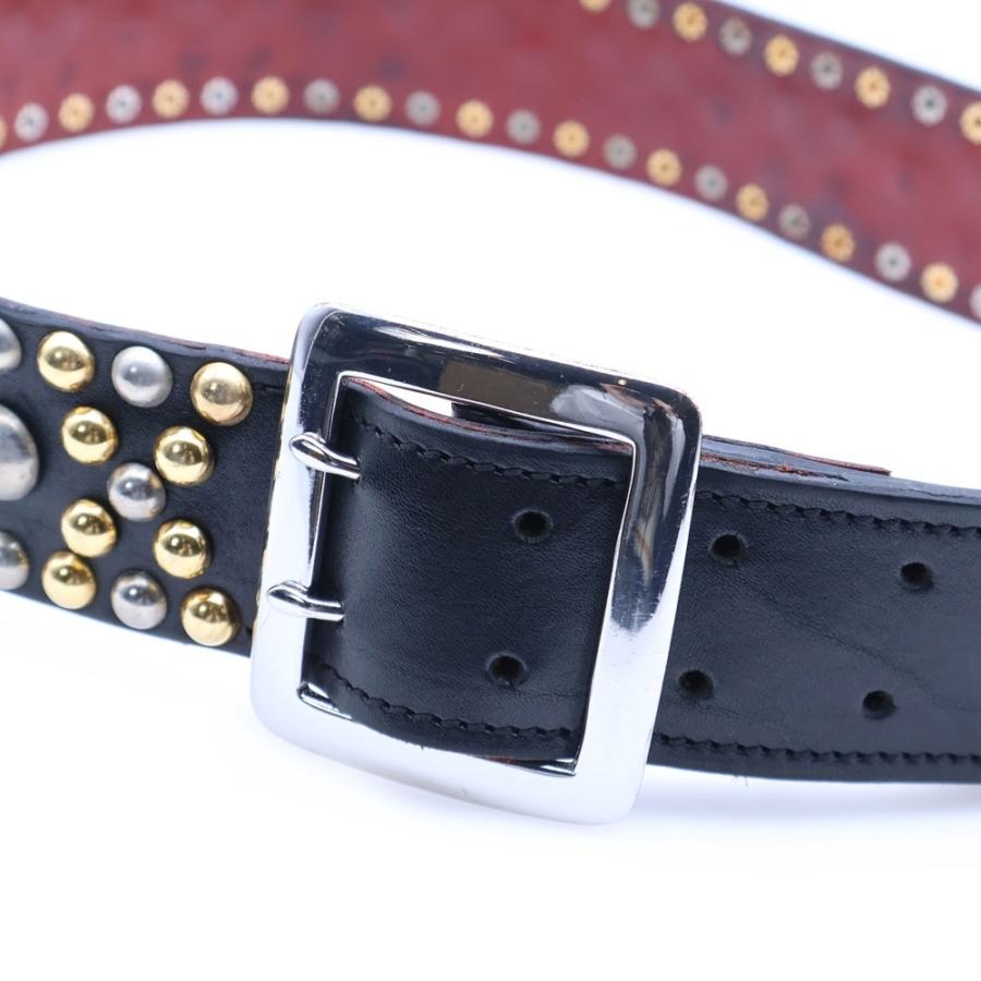 Lewis Leathers ルイスレザー AVIAKIT Ton Ten Belt スタッズレザー