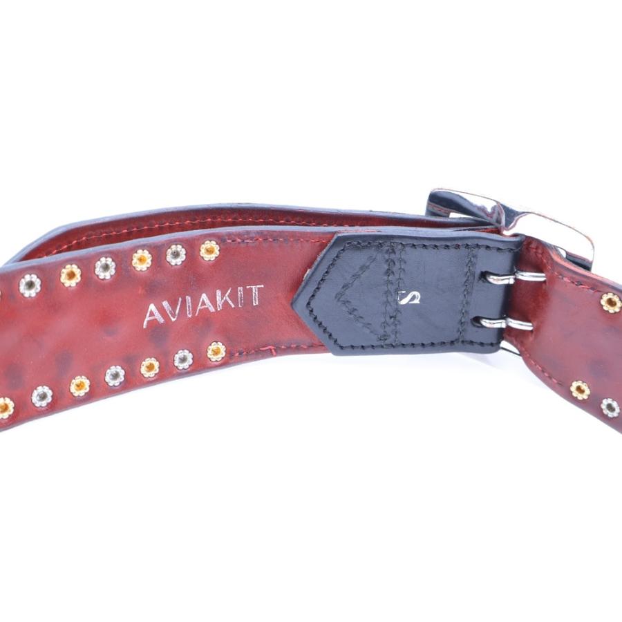 Lewis Leathers ルイスレザー AVIAKIT Ton Ten Belt スタッズレザー