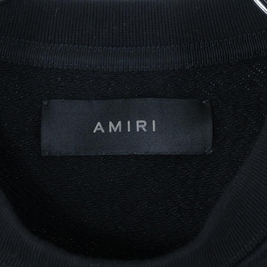 AMIRI（アミリ） ロゴ刺〓 クルーネック スウェットトレーナー