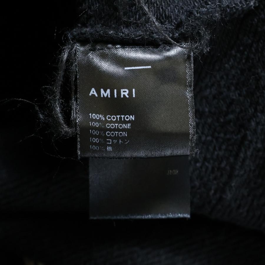 AMIRI（アミリ） ロゴ刺〓 クルーネック スウェットトレーナー