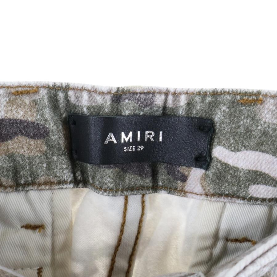 AMIRI（アミリ） M65 CARGO KICK FLARE カモフラ ロゴプレート付き