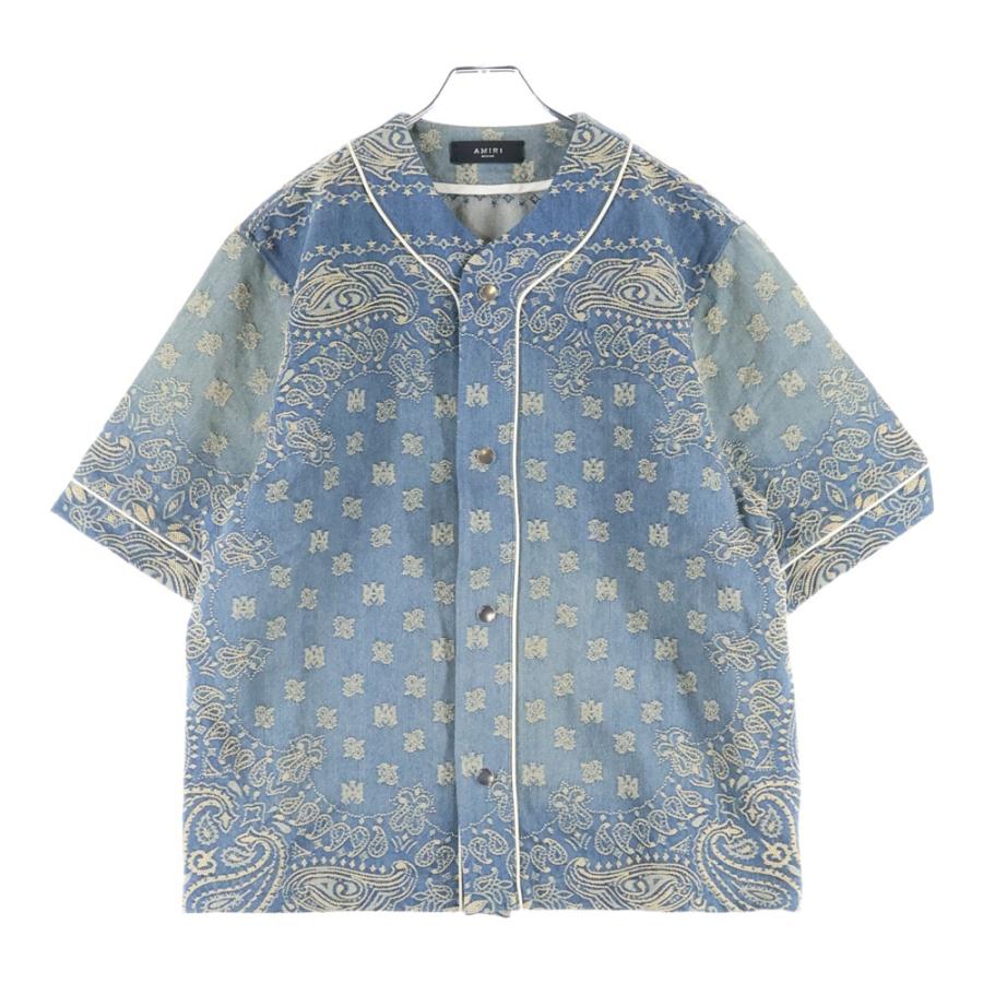 AMIRI（アミリ） エンブロイダリー バンダナ デニム ベースボール