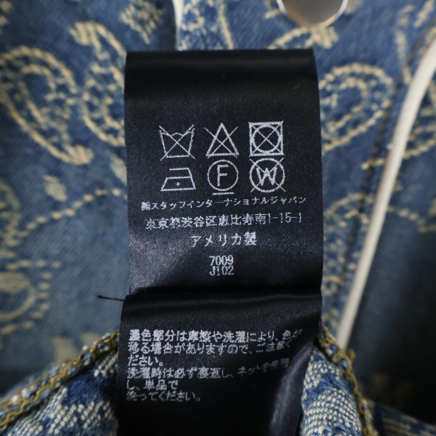 AMIRI（アミリ） エンブロイダリー バンダナ デニム ベースボール