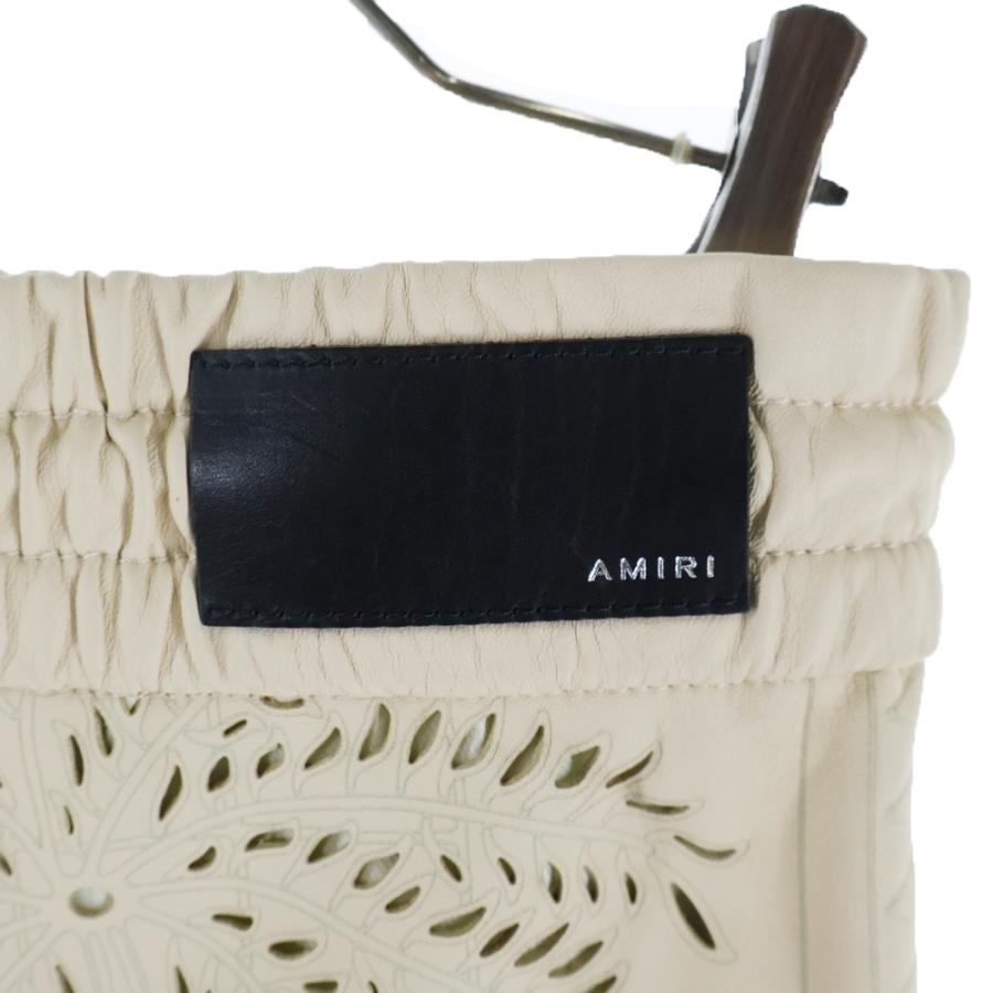 AMIRI（アミリ） レザー ポッケット デニム ショーツ ハーフパンツ