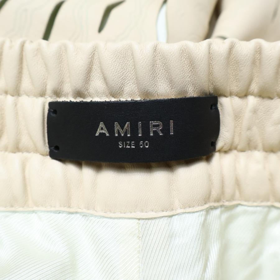 AMIRI（アミリ） レザー ポッケット デニム ショーツ ハーフパンツ