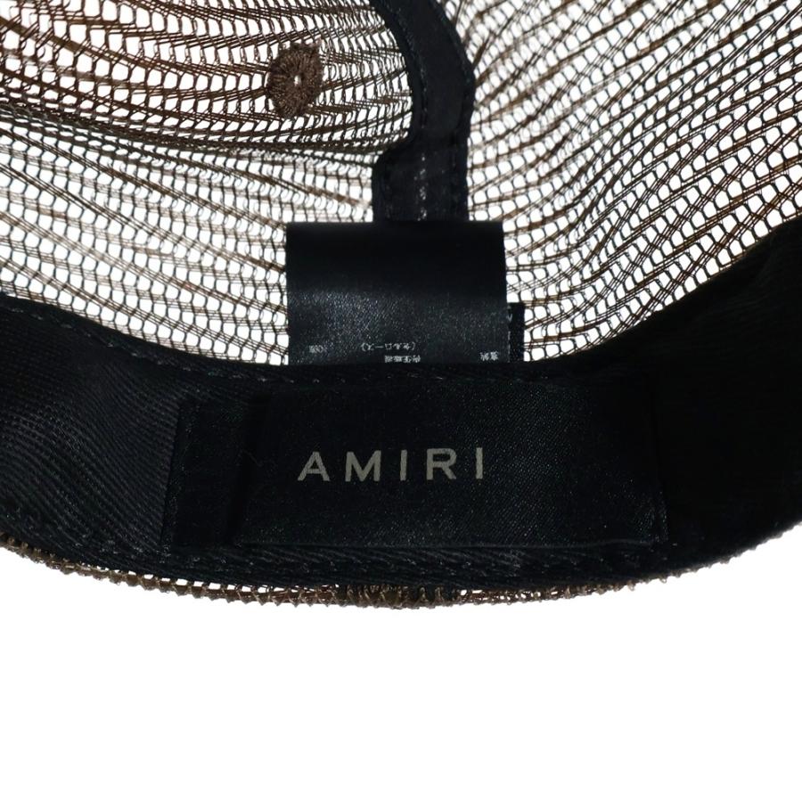 AMIRI（アミリ） ロゴエンブロイダリー トラッカーメッシュキャップ