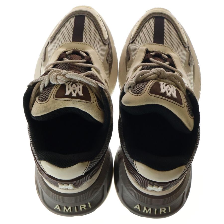AMIRI（アミリ） MA RUNNER ローカットスニーカー ホワイト/ブラウン