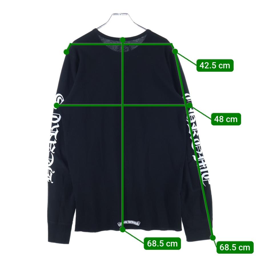 CHROME HEARTS（クロムハーツ） Thermal L S アームロゴプリント
