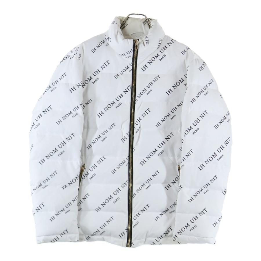 ih nom uh nit PARIS インノミネイトパリス 18AW ロゴプリント ダウンジャケット ホワイト NMW18113 ih nom uh nit PARIS インノミネイトパリス 18AW ロゴプリント ダウン