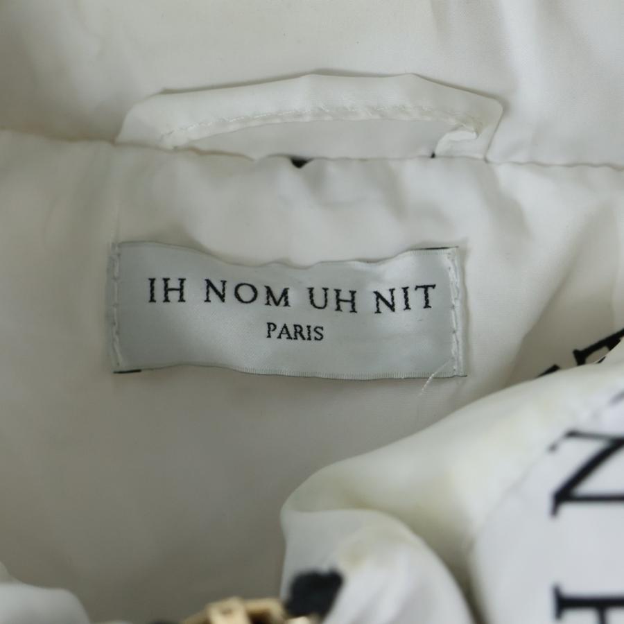 ih nom uh nit PARIS インノミネイトパリス 18AW ロゴプリント ダウンジャケット ホワイト NMW18113 ih nom uh nit PARIS インノミネイトパリス 18AW ロゴプリント ダウン