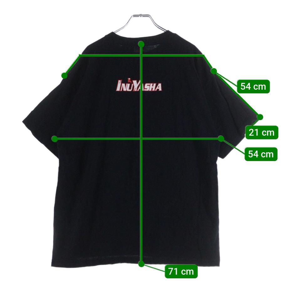 VINTAGE ヴィンテージ 00S 犬夜叉 プリント 半袖Tシャツカットソー