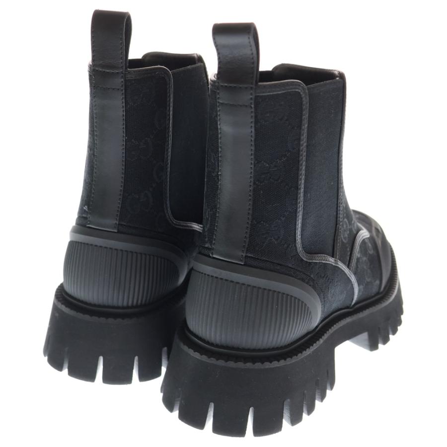 GUCCI（グッチ） GG柄サイドゴアブーツ 7397777 ブラック : BRING