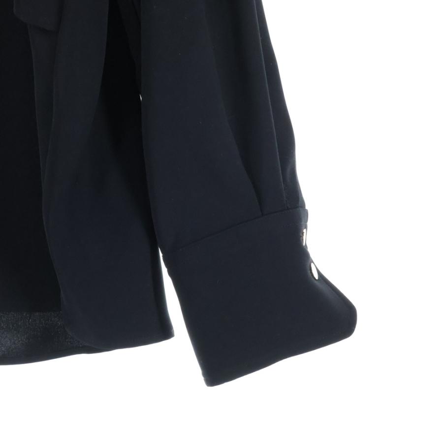 CULLNI（クルニ） 25SS Dry Double Satin Asymmetrical Long Sleeve
