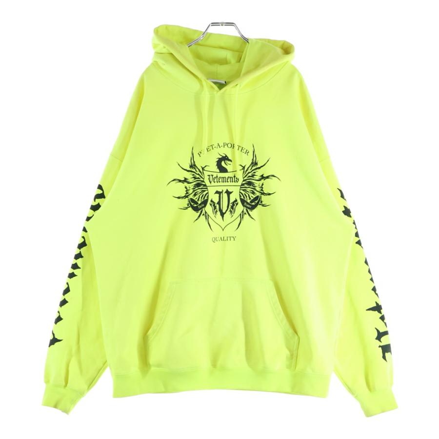 激レア VETEMENTS 16AWl logo hoodie 韓国限定 VETEMENTS(ヴェトモン