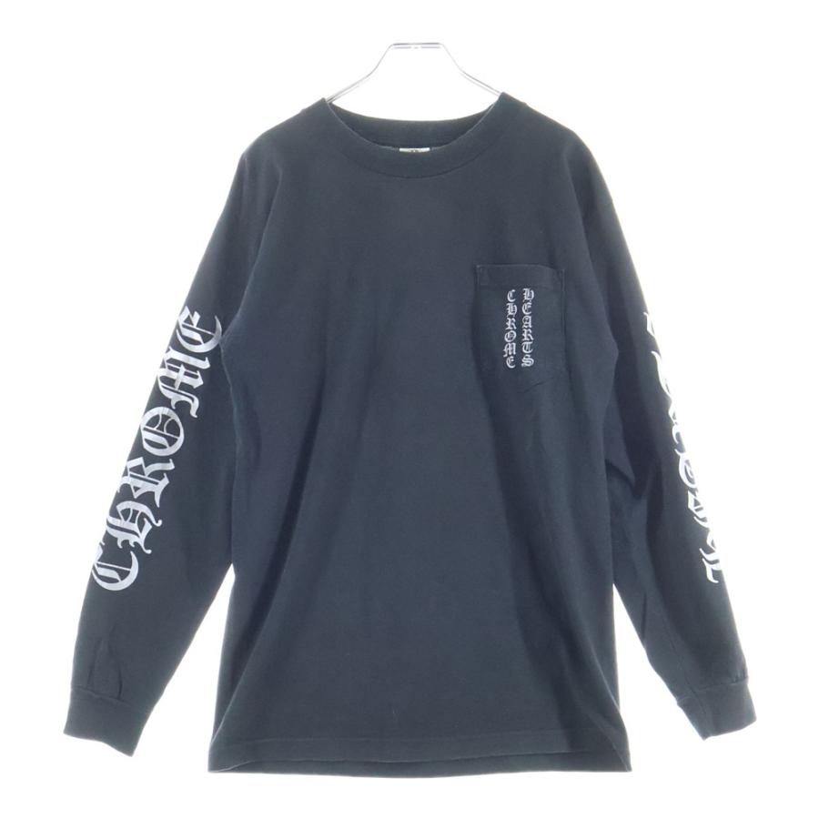 CHROME HEARTS（クロムハーツ） OLD Metallic Logo Print L/S Tee