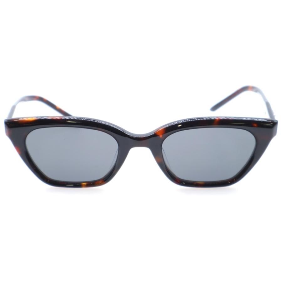 GENTLE MONSTER サングラス ブラックフレーム ブラウンレンズ BY Gentle Monster By 01 スクエアフレーム サングラス | ブラック