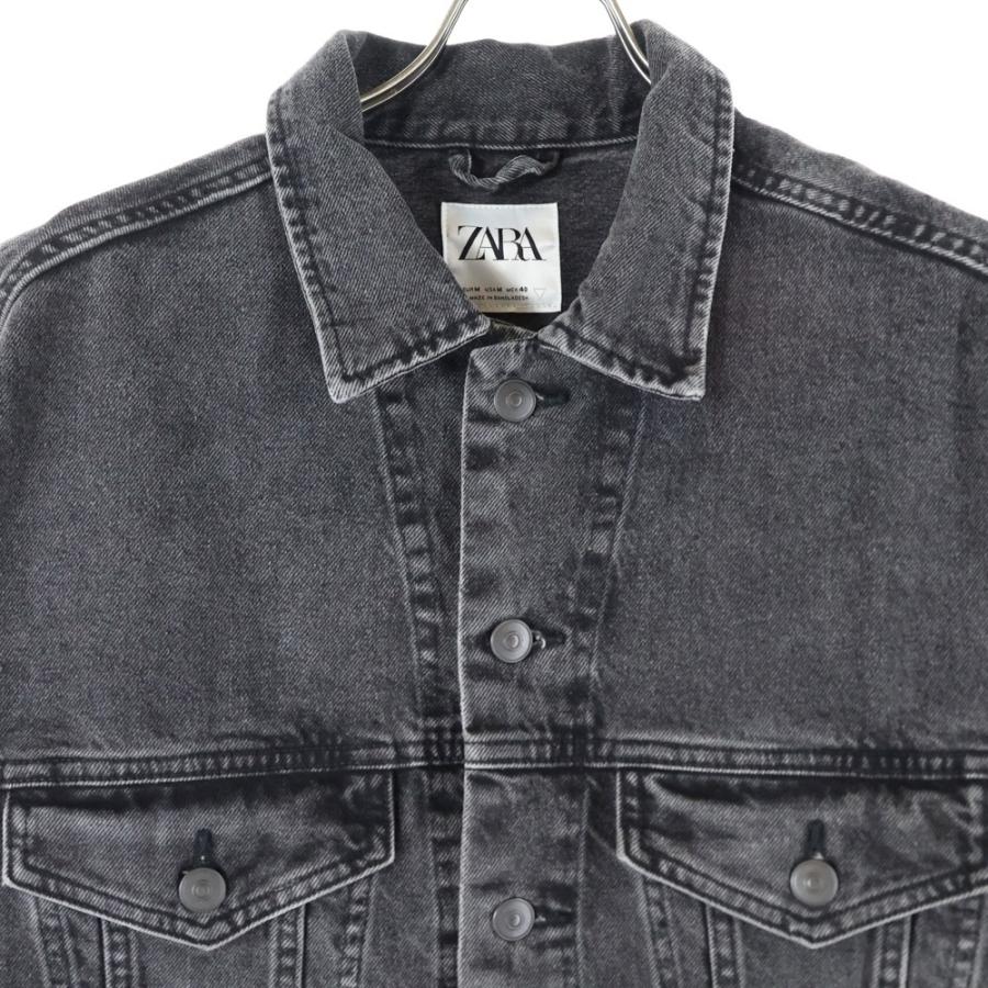 ZARA（ザラ） ウォッシュデニムジャケット トラッカージャケット