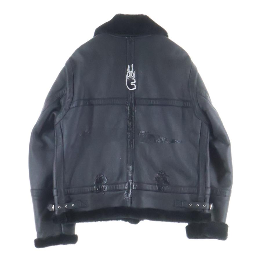 cvtvlist カタリスト Logo Embroidery Shearling Jacket ロゴ刺繍