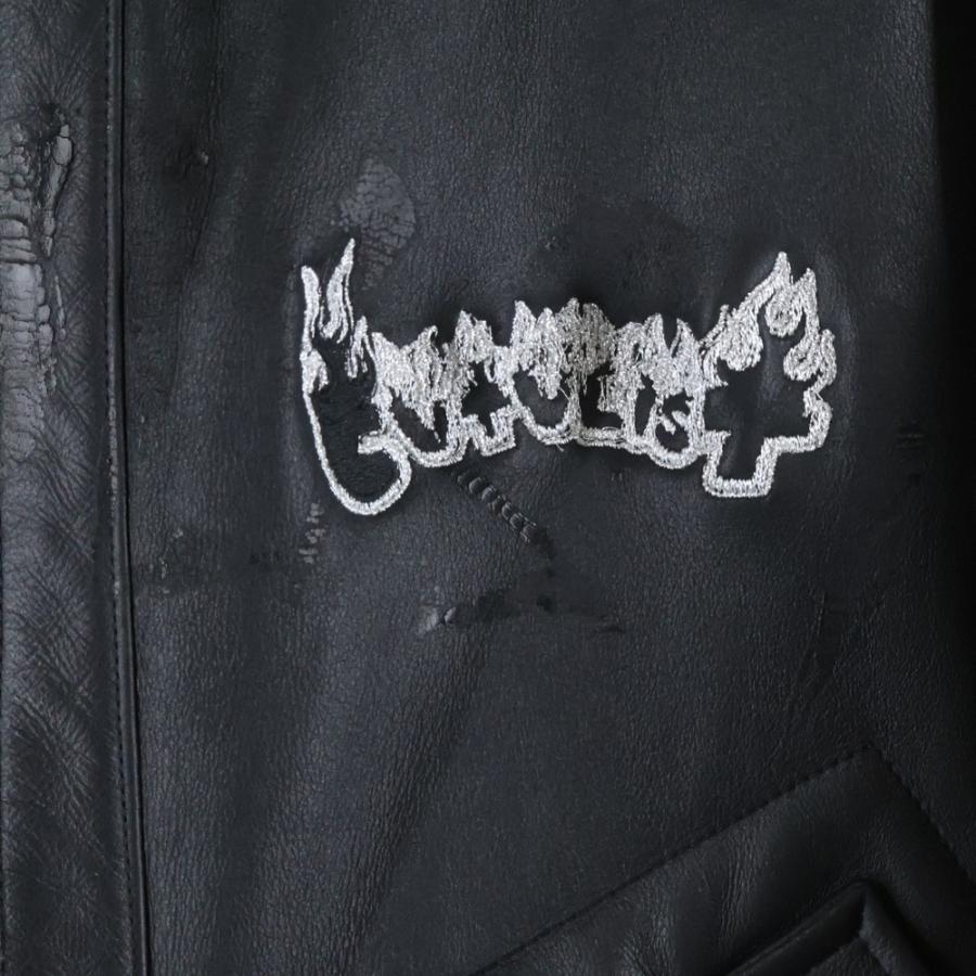 cvtvlist カタリスト Logo Embroidery Shearling Jacket ロゴ刺繍