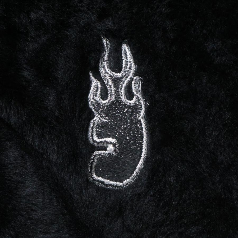 cvtvlist カタリスト Logo Embroidery Shearling Jacket ロゴ刺繍