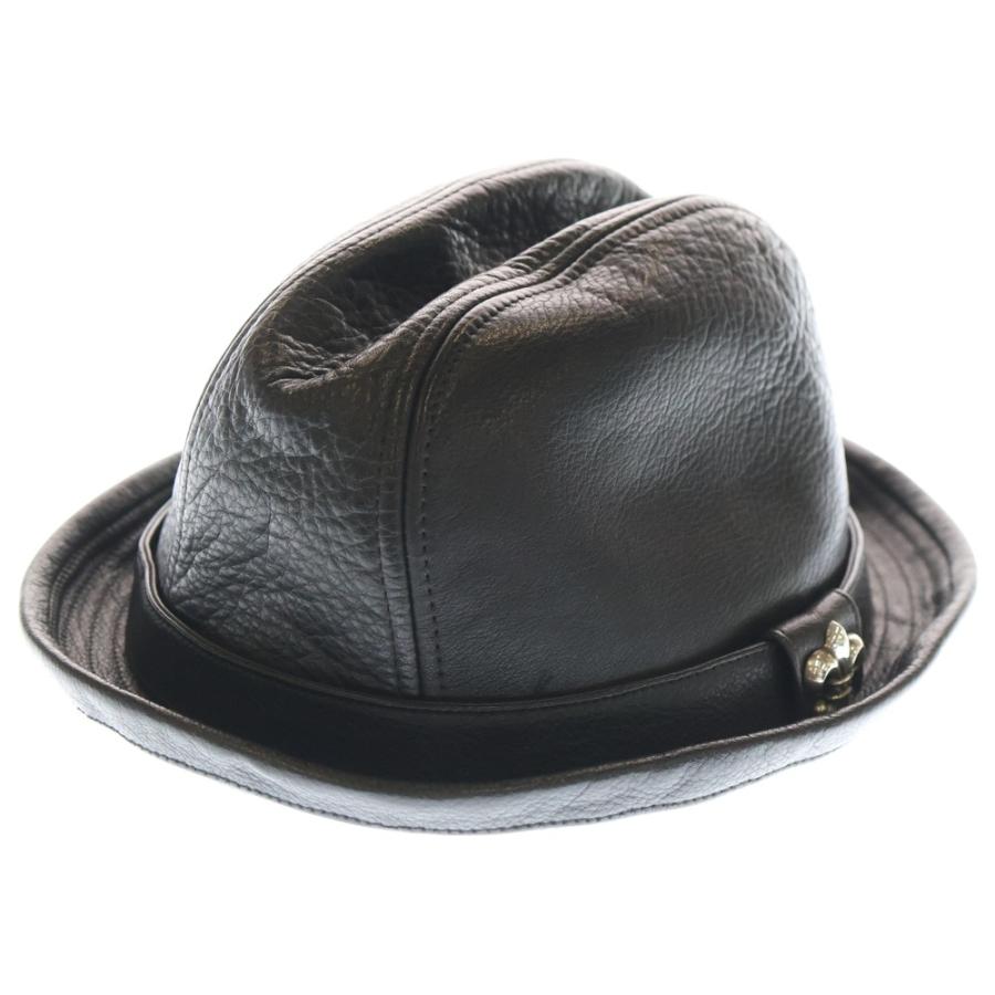 CHROME HEARTS　FEDORA フェドラ ガンスリンガー BK/M CHROME HEARTS（クロムハーツ） FEDORA BSフレア ガンスリンガー