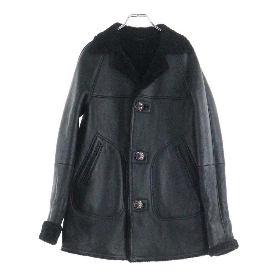 CHROME HEARTS（クロムハーツ） RNCH SHRLNG VJ ムートンレザーコート