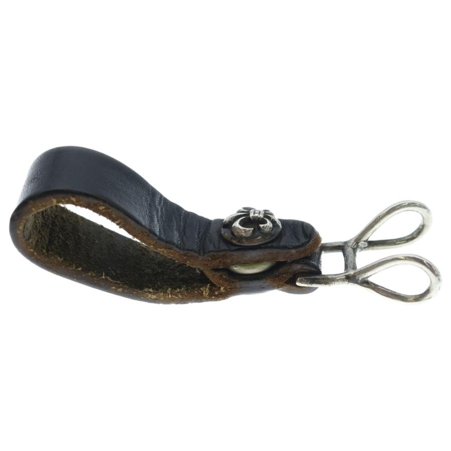 CHROME HEARTS クロムハーツBELT LOOP フレア ボタンレザー CHROME HEARTS（クロムハーツ） BELT LOOP BSフレアボタンレザーベルト