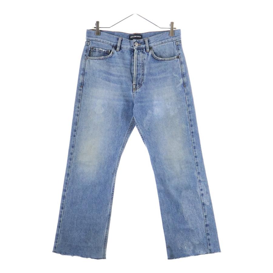 BALENCIAGA バレンシアガ ストレートデニムパンツ ワンウォッシュ　31 BALENCIAGA（バレンシアガ） ストレートデニムパンツ インディゴ