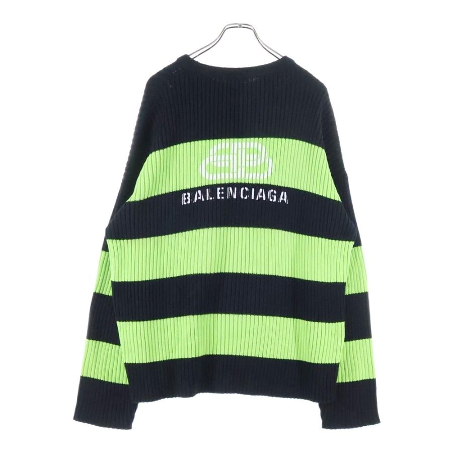 BALENCIAGA（バレンシアガ） 21SS バックBBロゴプリント ニット