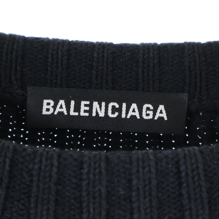 BALENCIAGA（バレンシアガ） 21SS バックBBロゴプリント ニット
