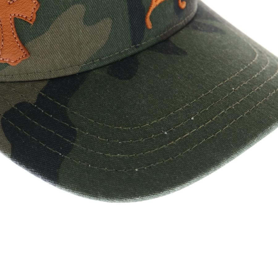 【希少カラー】CHROME HEARTS ch クロスパッチ キャップ 黒 黄 CHROME HEARTS（クロムハーツ） CH HAT CH刺繍 クロスパッチ ベース