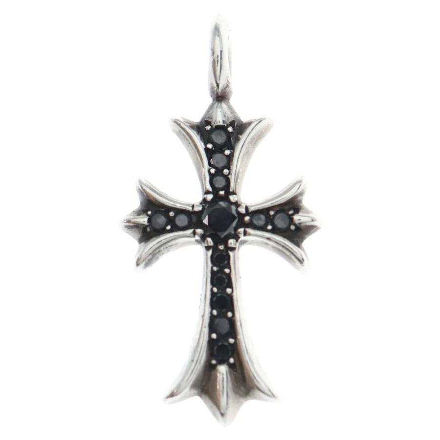 クロムハーツ タイニーファットクロスパヴェブラックダイヤ トップ CHROME HEARTS（クロムハーツ） TNY CRSF P BLKDIA タイニーファット