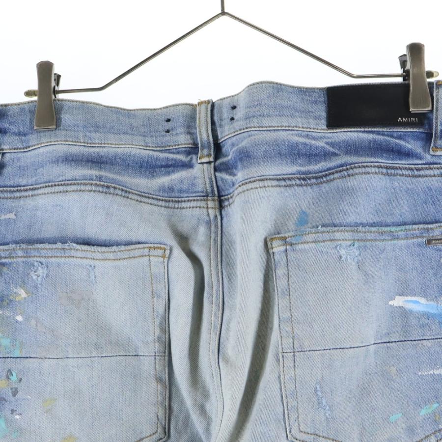 AMIRI（アミリ） ペンキ加工 ダメージ加工デニム インディゴ : BRING