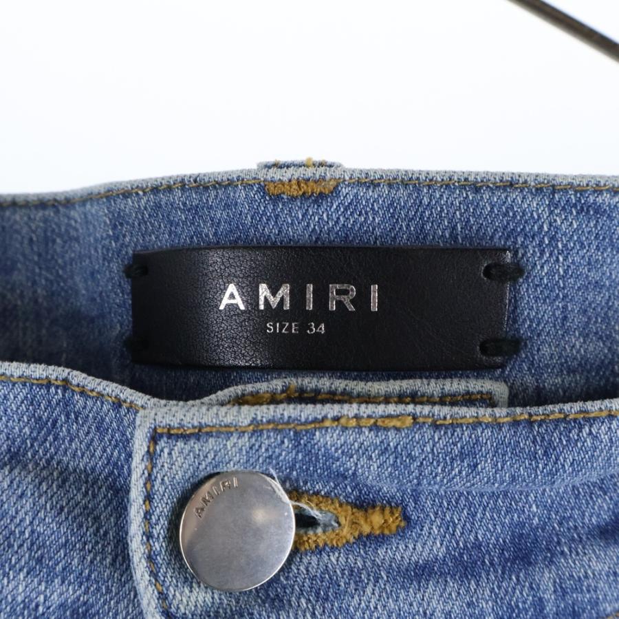 AMIRI（アミリ） ペンキ加工 ダメージ加工デニム インディゴ : BRING