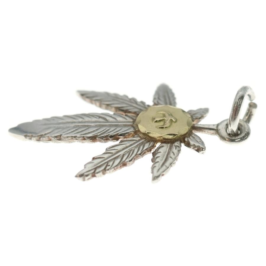 goro's（ゴローズ） K18付きグラス大 ペンダントトップ シルバー