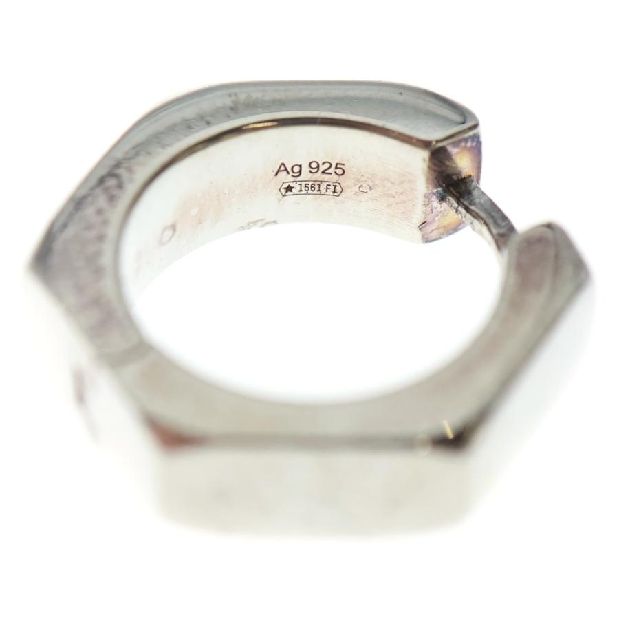 GUCCI（グッチ） トレードマークピアス ロゴ刻印入りピアス シルバー