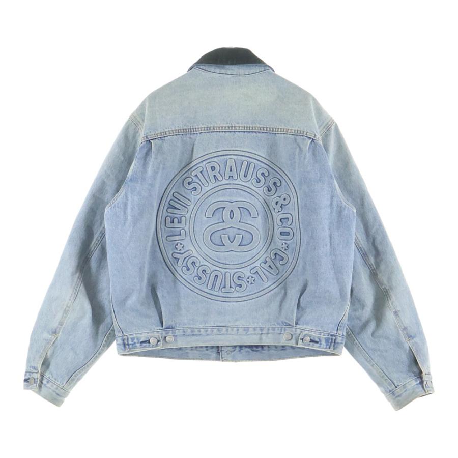 STUSSY（ステューシー） ×Levi's Embossed Trucker Jacket バックロゴ