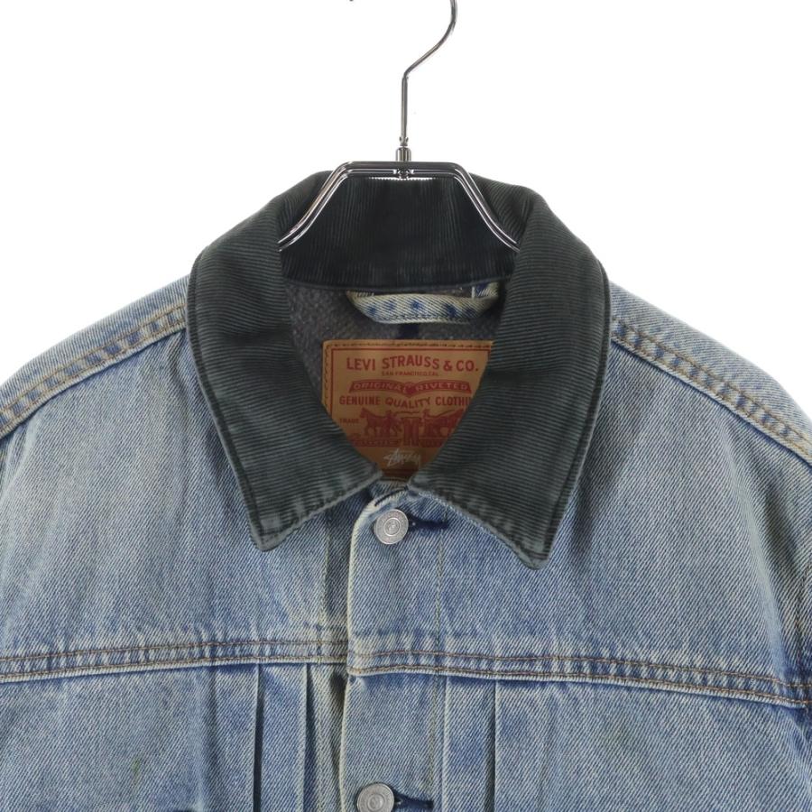 STUSSY（ステューシー） ×Levi's Embossed Trucker Jacket バックロゴ