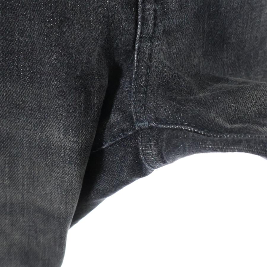 BALMAIN（バルマン） ダメージ加工 蛇腹バイカー デニムパンツ 