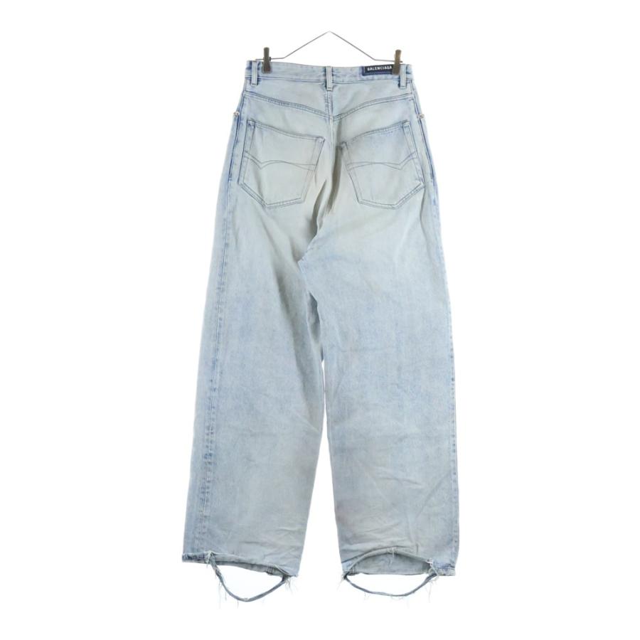 BALENCIAGA（バレンシアガ） 23AW ダメージ加工バギーデニムパンツ 
