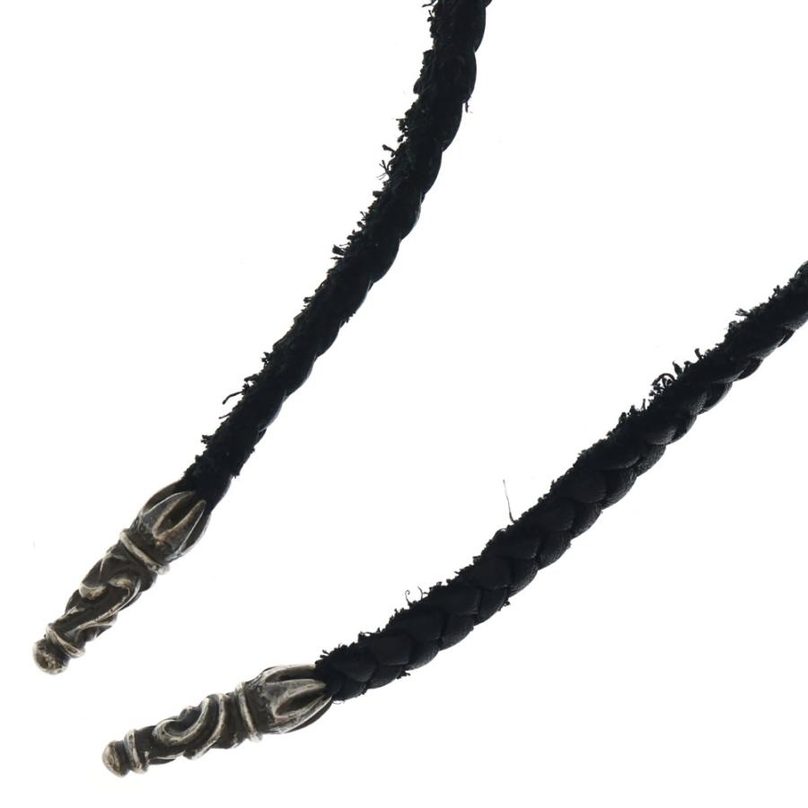 CHROME HEARTS（クロムハーツ） LEATHER BRAID SCROLL ネックレス