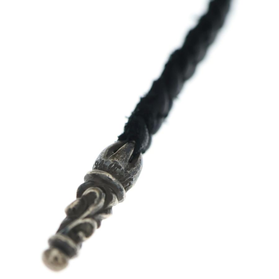 CHROME HEARTS（クロムハーツ） LEATHER BRAID SCROLL ネックレス