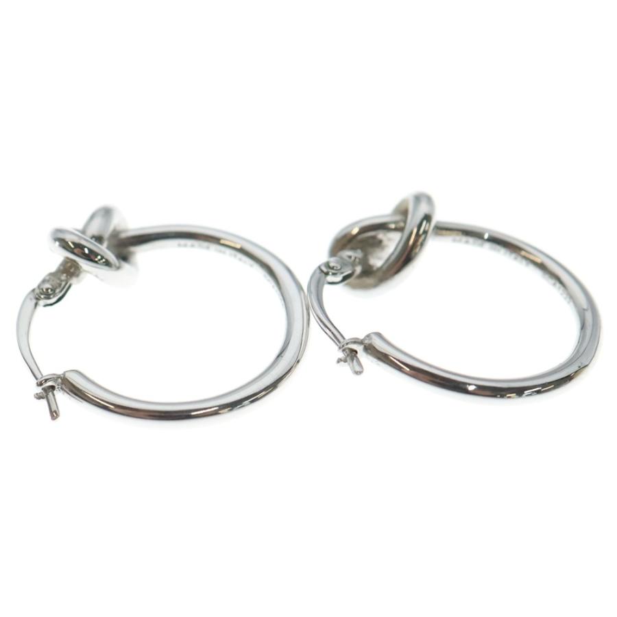 CELINE（セリーヌ） ノットスモール フープピアス シルバー : BRING