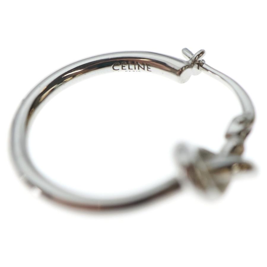 CELINE（セリーヌ） ノットスモール フープピアス シルバー : BRING
