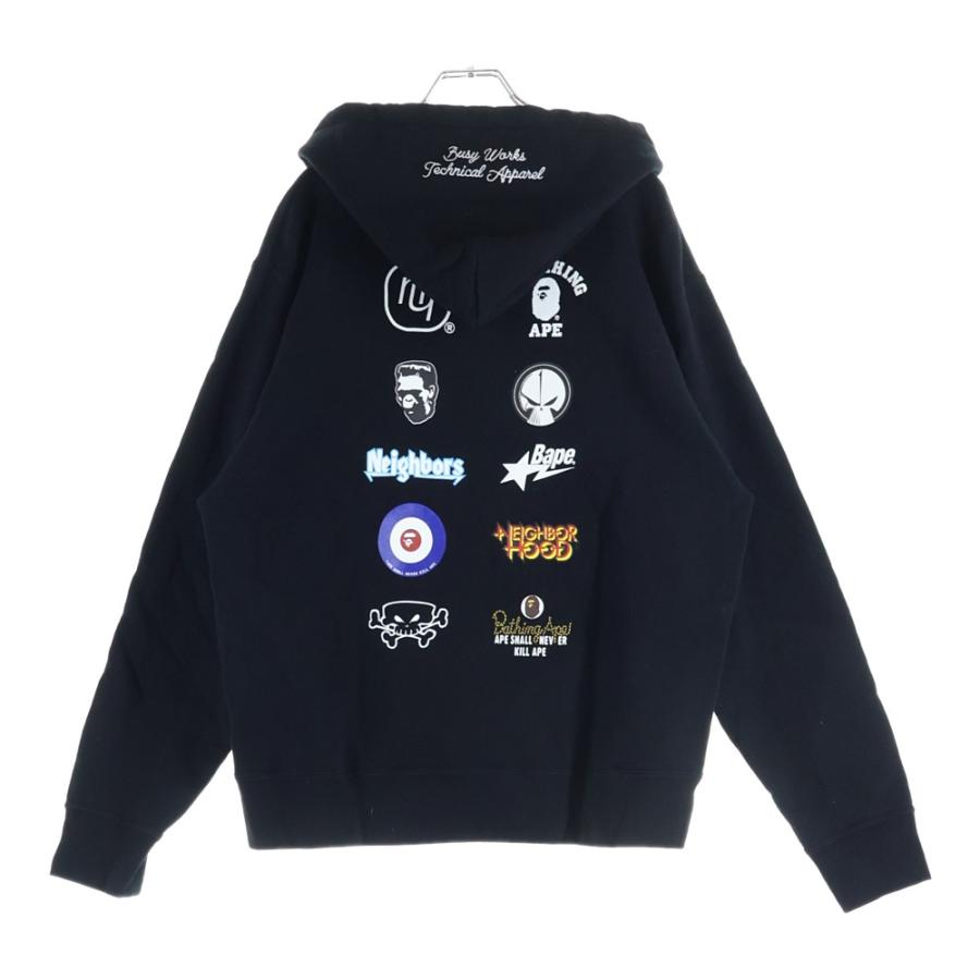 S*K様 正規品 A BATHING APE カレッジファーパーカー S ネイビ 中古・古着通販】A BATHING APE (ア ベイシング エイプ) プルオーバー