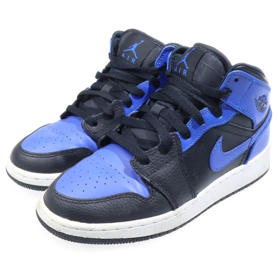 NIKE（ナイキ） GS Air Jordan 1 Mid Hyper Royal エアジョーダン1 