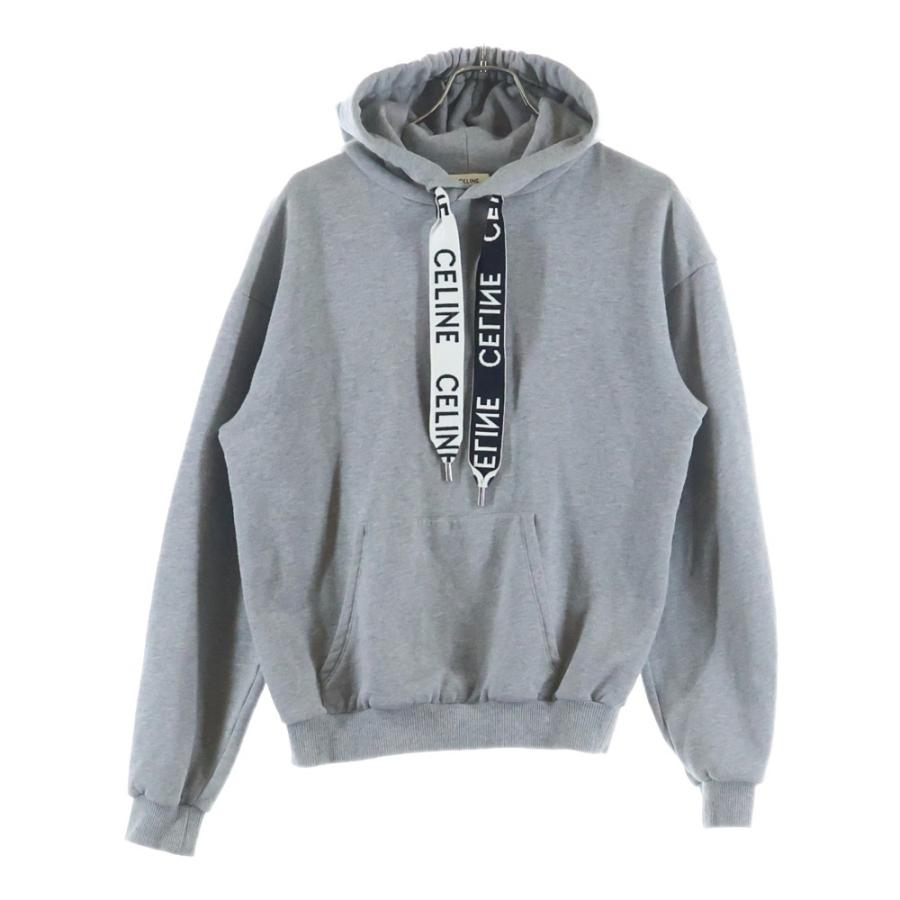 美品 21AW セリーヌ CELINE Loose Sweatshirt In Cotton Fleece ドロー 