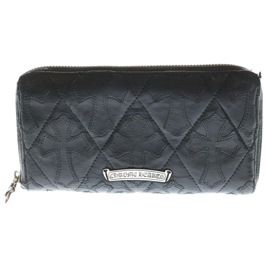CHROME HEARTS（クロムハーツ） REC F ZIP QUILTED WALLET セメタリー