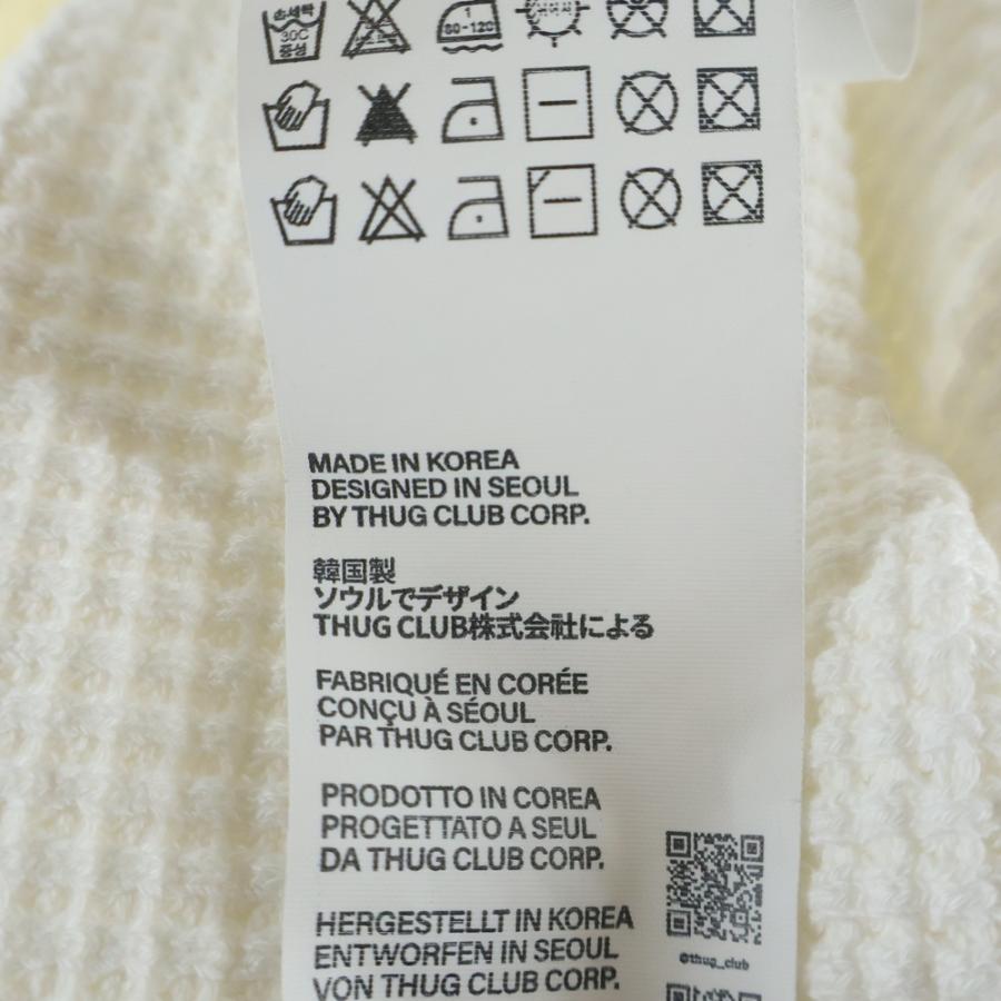 THUG CLUB （サグ クラブ） フロントロゴ サーマルスウェット 中古・古着通販】THUG CLUB (サグ クラブ) フロントロゴ サーマル