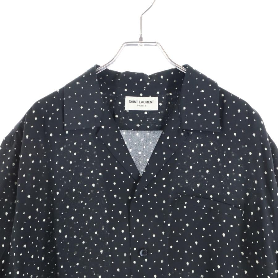 SAINT LAURENT PARIS サンローランパリ 20SS ドット総柄 シルク